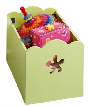 caixa com brinquedos