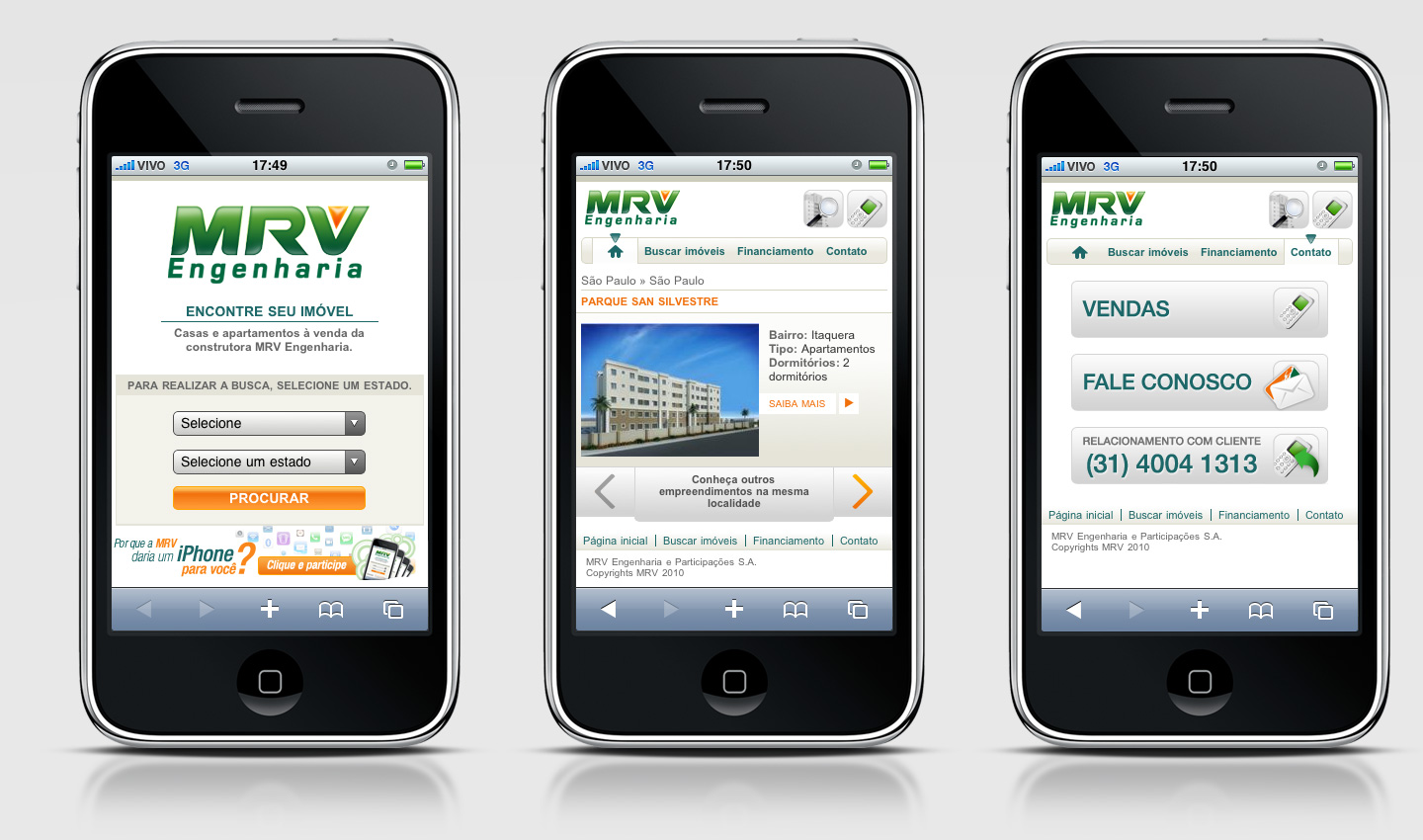 MRV no celular