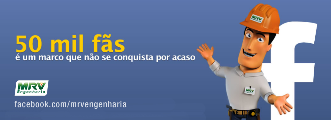 MRV conquista 50 mil fas no facebook em marco de 2012